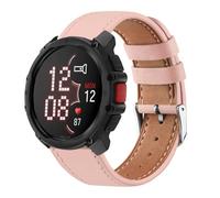 KMKJSH Leder Armbänder Kompatibel mit Polar Street X Armband, Leder mit Metallschnalle aus Edelstahl Ersatzarmband für Herren Damen Lederarmband für Polar Street X Uhrenarmband