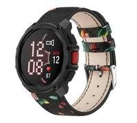 KMKJSH Leder Armbänder Kompatibel mit Polar Street X Armband, Leder mit Metallschnalle aus Edelstahl Ersatzarmband für Herren Damen Lederarmband für Polar Street X Uhrenarmband