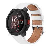 KMKJSH Leder Armbänder Kompatibel mit Polar Street X Armband, Leder mit Metallschnalle aus Edelstahl Ersatzarmband für Herren Damen Lederarmband für Polar Street X Uhrenarmband