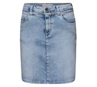 Street One Damen Knielanger Jeansrock mit Gürteldetail