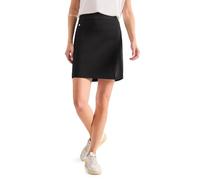 Minirock STREET ONE, Damen, Gr. 38, schwarz, Web, 95% Baumwolle, 5% Elasthan, unifarben, comfort fit kurz, Röcke Minirock, Middle Waist (36592849-38) schwarz