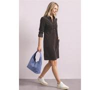 Knielanges Kleid aus softem Cord