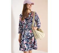 Knielanges Kleid mit grafischem Muster