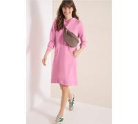 Knielanges Kleid mit Kapuze