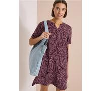 Knielanges Kleid mit Paisleymuster