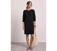 Knielanges Kleid mit Rundhals