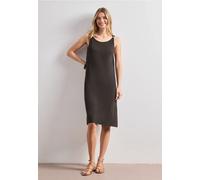 Knielanges Kleid mit Schnallendetail