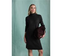 Strickkleid STREET ONE, Damen, Gr. 44, N-Gr, schwarz, Obermaterial: 37% Polyacryl, 29% Baumwolle, 29% Polyester, 5% Polyamid, Kleider Strickkleid (58407766-44) schwarz
