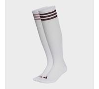 Kniestrümpfe ADIDAS PERFORMANCE "3-STREIFEN, 2 PAAR", Damen, Gr. XL (46/48), weiß (weiß, maroon, weiß, magic mauve), Obermaterial: 56% Baumwolle, 39% Polyester, 4% Elasthan, 1% Polyamid, Socken Kniest
