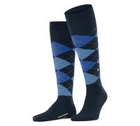 Kniestrümpfe BURLINGTON "Edinburgh", Herren, Gr. 40-46, 6120, marine, Materialmix, Argyle-Muster, Socken Kniestrümpfe, Einheitsgröße 40-46, wärmende Wollmischung, Argyle-Muster (38050959-40) 6120, mar