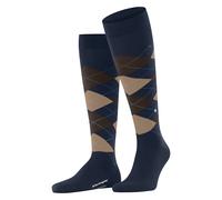 Kniestrümpfe BURLINGTON "Edinburgh", Herren, Gr. 40-46, 6121, marine, Materialmix, Argyle-Muster, Socken Kniestrümpfe, Einheitsgröße 40-46, wärmende Wollmischung, Argyle-Muster (27534567-40) 6121, mar