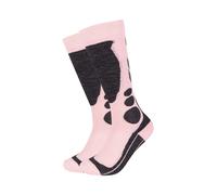 Kniestrümpfe CAMANO "function", Damen, Gr. 39 (42), rosa (dusty rose), Materialmix, unifarben, normal, Socken Kniestrümpfe, mit ergonomischer Polsterung an wichtigen Stellen (37863634-39) dusty rose