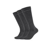 3er Pack camano ca-soft Kniestrümpfe 0008 - anthracite melange 35-38