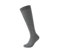 Kniestrümpfe CAMANO "Oktoberfest 1er Pack", Damen, Gr. 39-42, grau (dunkelgrau melange), 68% Baumwolle, 20% Wolle, 10% Polyamid, 2% Elasthan, uni, Socken Kniestrümpfe (25472254-39) dunkelgrau melange