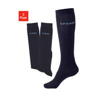 Kniestrümpfe COPENHAGEN STUDIOS, Herren, Gr. 35-38, 2x marine, Wolle, unifarben, elastisch, Socken, mit weicher wärmender Wolle (50194542-35) 2x marine