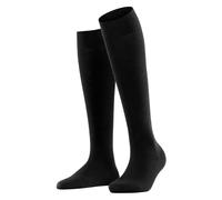 FALKE Damen Kniestrümpfe Softmerino W Kh Wolle Baumwolle lang einfarbig 1 Paar, Schwarz Black 3009, 41-42