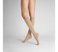 Hudson Relax Cotton Kniestrumpf 3er Pack | 35-38 (I) | Beige mel. (HU-0723)