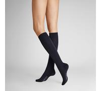 Hudson Damen Kniestrümpfe Relax Cotton wärmend Marine 0337 35-38