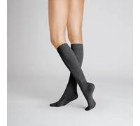 Hudson Damen-Kniestrümpfe Relax Cotton grau 35 - 38