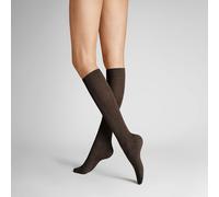 Hudson Relax Cotton Kniestrumpf 3er Pack | 35-38 (I) | Brown mel. (HU-0763)