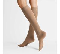 Hudson Damen Kniestrümpfe Relax Fine druckfreier Bund Beige 0710 35-38