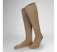Hudson Shoes Kniestrumpf Relax Woolmix Clima druckfreier Bund 1 Paar 39-42 Beige mel. (HU-0723)