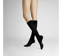 Hudson Damen Kniestrümpfe Relax Fine druckfreier Bund Black 0005 35-38