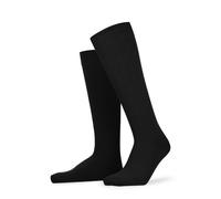 Hudson Herren Kniestrümpfe Relax Woolmix Clima druckfreier Bund Schwarz 0005 43/46