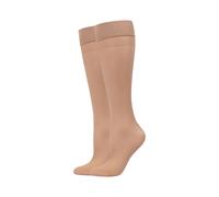 Kniestrümpfe JOOP "2er Pack", Damen, Gr. 39-42, gold (golden), 88% Polyamid, 12% Elasthan, uni, Socken Kniestrümpfe, 2er Pack Druckfreier Bund für angenehmen Sitz, 20 DEN (65175504-39) golden