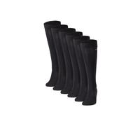 Kniestrümpfe JOOP "Socken Unisex premium essential cotton Knee High 6p 6er Pack", Herren, Gr. 43-46, schwarz, Obermaterial: 68% Baumwolle CO(Bio). 30% Polyamid PA. 2% Elasthan EL., Socken Kniestrümpfe