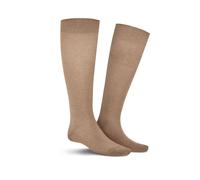 Kniestrümpfe KUNERT "CLARK", Herren, Gr. 43-46, beige, meliert, Baumwollmischung, normal, Socken Kniestrümpfe, druckfreier Komfortbund, Cotton-Mix (72769712-43) beige, meliert