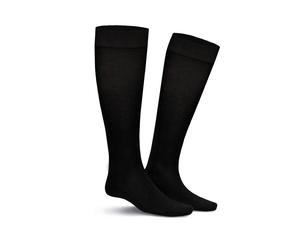 Kniestrümpfe KUNERT "CLARK", Herren, Gr. 43-46, anthra meliert, Baumwollmischung, normal, Socken Kniestrümpfe, druckfreier Komfortbund, Cotton-Mix (46863503-43) anthra meliert