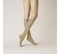 Kunert Fly & Care Women Reisekniestrumpf 1 Paar | 37-38 (II) | Beige mel. (KU-8320)