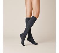 Kunert Damen-Stützkniestrümpfe Fly&Care 1 Paar grau 39 - 40