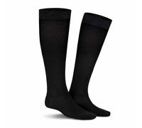 Kniestrümpfe KUNERT "Kniestrumpf Fly&Care", Herren, Gr. 49-50, grau (anthra meliert 8130), Obermaterial: 60% Baumwolle CO. 35% Polyamid PA. 5% Elasthan EL., Socken Kniestrümpfe (39438653-49) anthra me