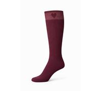 Kniestrümpfe TAMARIS, Damen, Gr. 39-42, windsor wine, Obermaterial: 67% Viskose, 29% Polyamid, 2% Elasthan, 2% metallisierte Fasern, Socken Kniestrümpfe (41398717-39) windsor wine