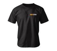 KNIFESTOCK T-Shirt S, Small Logo, Black