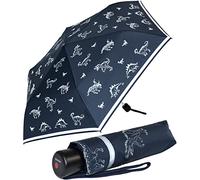Knirps 4Kids Kinder-Taschenschirm reflective mit Reflexborte und reflektierenden Dinos - All Around