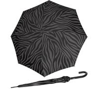 Knirps Damen Stockschirm A.760 Automatik Zebra - black