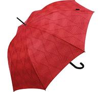 Knirps Damen Stockschirm T.760 Automatic Nuno Amaochi UV Protection Rot Polyester 102 cm 465 Gramm