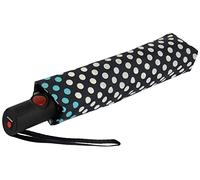 Knirps Damen Taschenschirm C.205 Medium Duomatic mit Auf-Zu-Automatik PingPong Blue