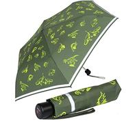 Knirps Kinder-Taschenschirm 4Kids reflective mit Reflexborte - Dinos Fluorescent