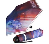 Knirps Kinder-Taschenschirm 4Kids Reflective mit Reflexborte - Polizei