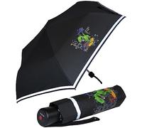 Knirps Kinder-Taschenschirm 4Kids Reflective mit Reflexborte - T-Rex