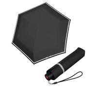 Knirps Kinder-Taschenschirm Rookie reflective mit Reflexborte - black