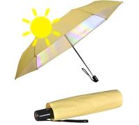 Knirps Mini Slim Duomatic UV-Schutz mit irisierender Beschichtung - Vanilla