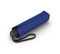 Knirps Regenschirm I.050 Medium Manual blau mit Schirmtasche I kleiner Regenschirm für unterwegs I windstabiler & leichter Handöffner Taschenschirm I Mini Schirm