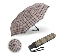 Knirps Regenschirm I.200 Medium Duomatic in 2PICNIC mit Schirmtasche I kleiner Taschenschirm mit Drucktaste I Regenschirm automatisch & kompakt I Taschenregenschirm leicht & sturmfest
