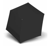 Knirps Regenschirm Mini Duomatic Midnight Black schwarz