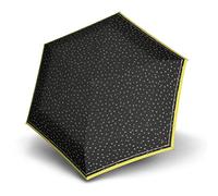 Knirps Regenschirm Mini Taschenschirm Travel klein leicht - flakes black